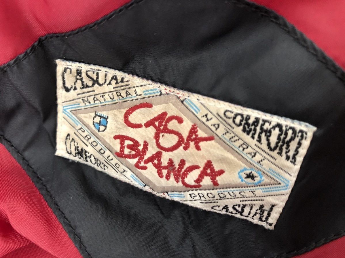 Casablanca Vintage 90s Casablanca Black Hoodie Puffer Jacket Size US XL / EU 56 / 4 - 18 Thumbnail