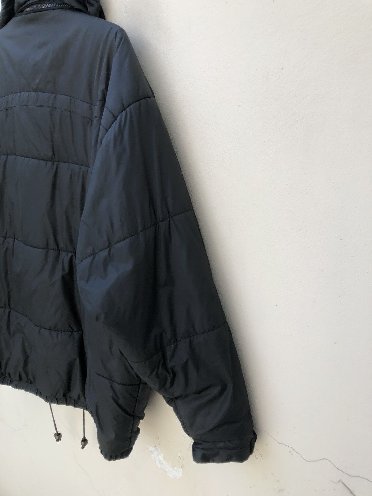 Casablanca Vintage 90s Casablanca Black Hoodie Puffer Jacket Size US XL / EU 56 / 4 - 13 Thumbnail