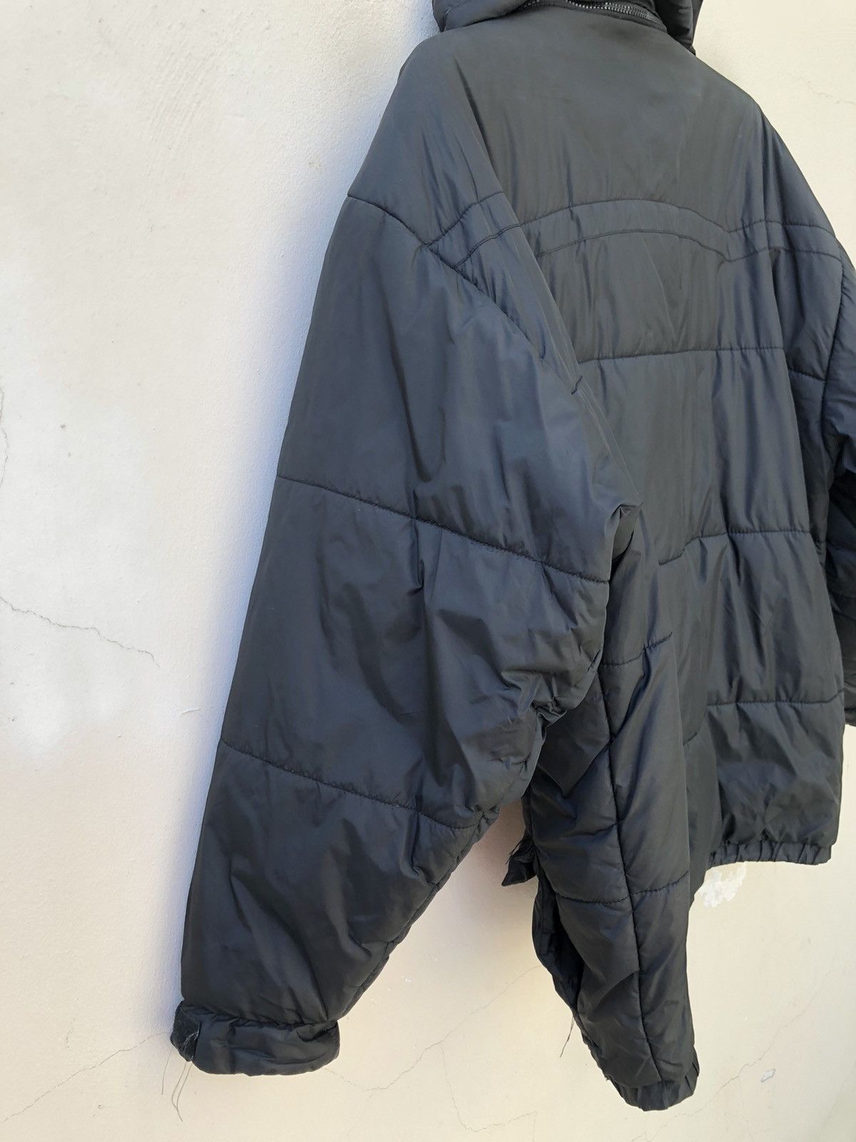 Casablanca Vintage 90s Casablanca Black Hoodie Puffer Jacket Size US XL / EU 56 / 4 - 14 Thumbnail