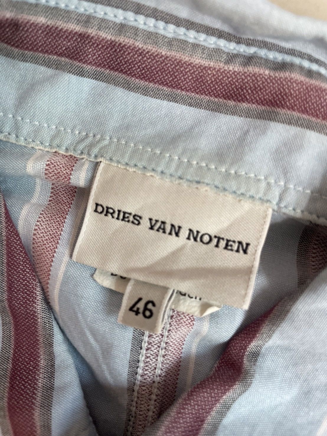 Dries Van Noten Dries Van Noten Stripes Cotton Shirt Size US S / EU 44-46 / 1 - 3 Thumbnail
