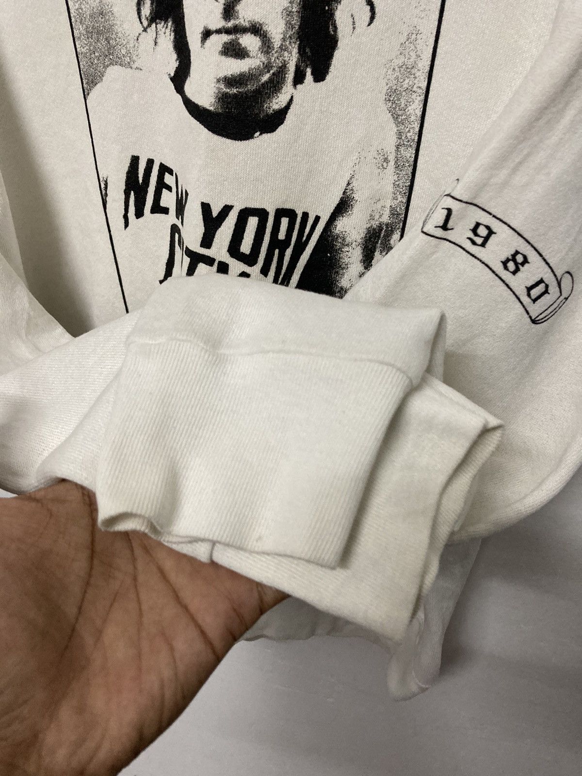 Fruit Of The Loom Vintage John Lennon Iconic Portrait by Bob Gruen Sweatshirt Size US M / EU 48-50 / 2 - 8 Thumbnail