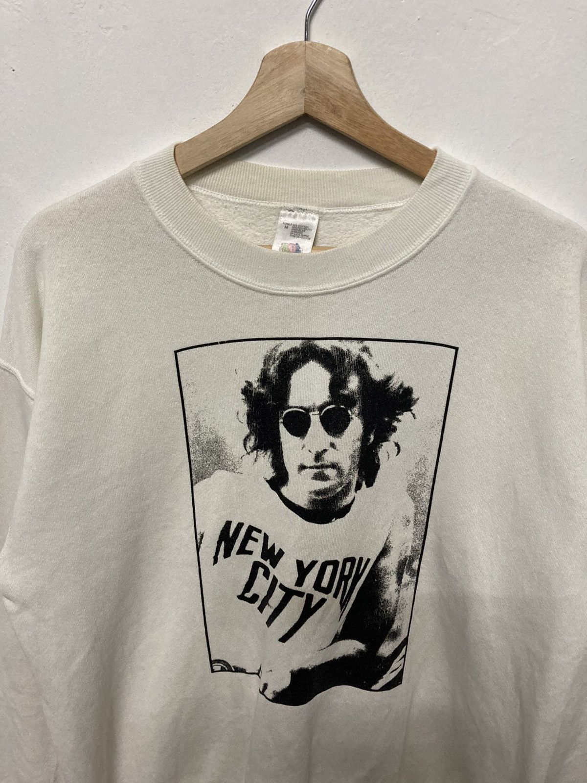 Fruit Of The Loom Vintage John Lennon Iconic Portrait by Bob Gruen Sweatshirt Size US M / EU 48-50 / 2 - 4 Thumbnail