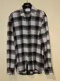 Saint Laurent Paris FW17 Black and White Plaid Button Up Shirt Size US S / EU 44-46 / 1 - 15 Thumbnail