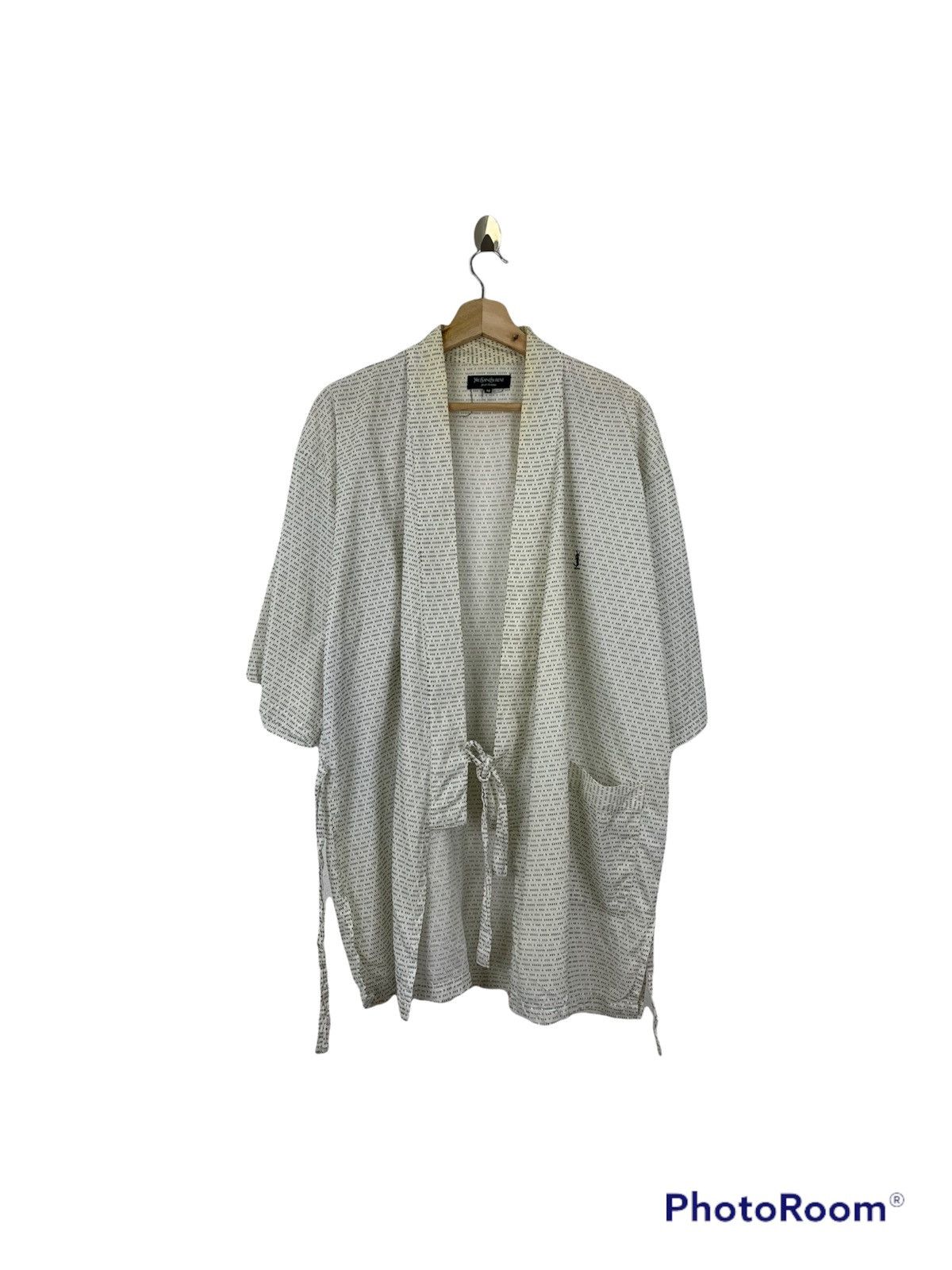 Yves Saint Laurent YSL Pour Homme Kimono style cotton jacket Size US M / EU 48-50 / 2 - 1 Thumbnail