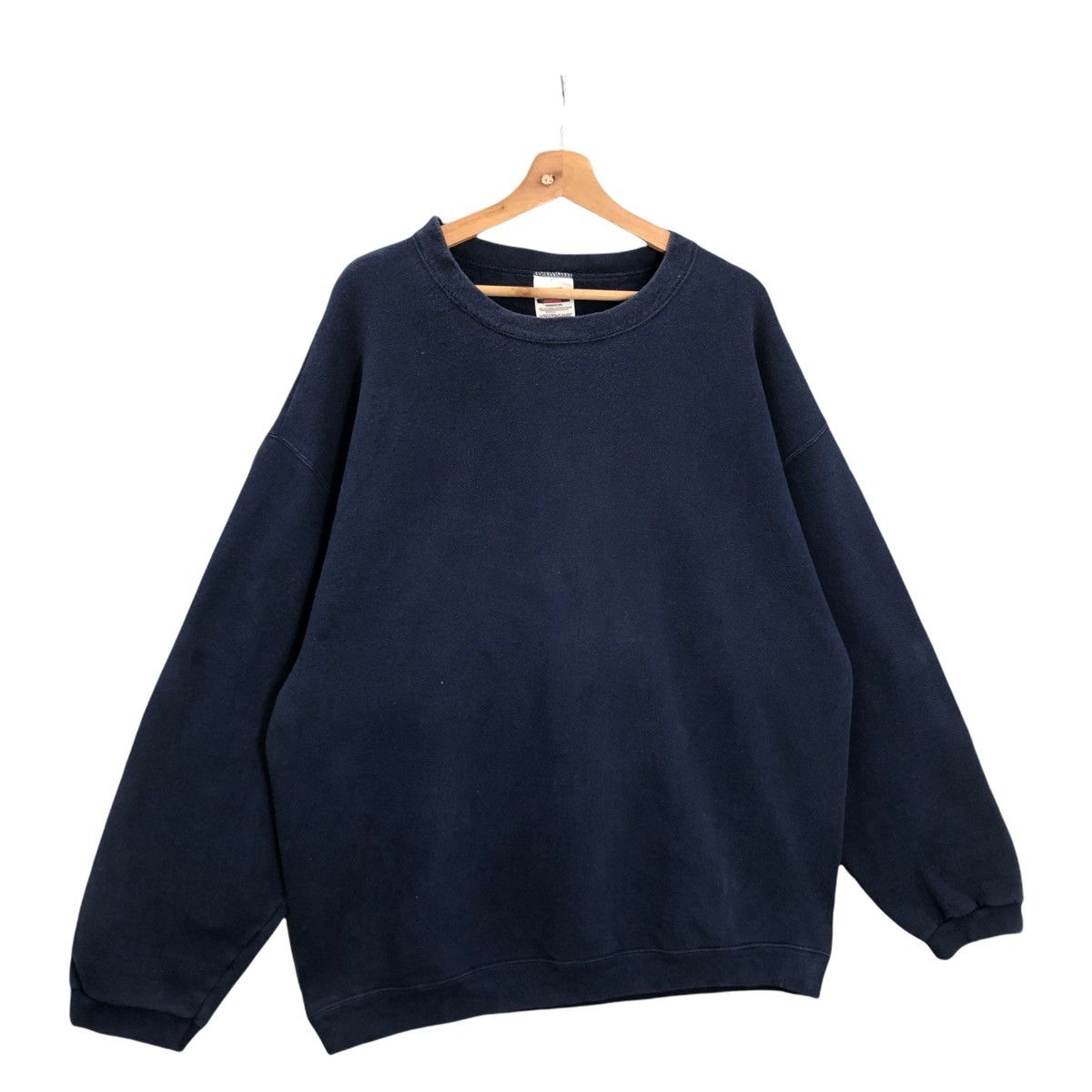 Tultex Vintage 90’s Tultex Plain Crewneck Sweatshirt Size XL Size US XL / EU 56 / 4 - 2 Thumbnail