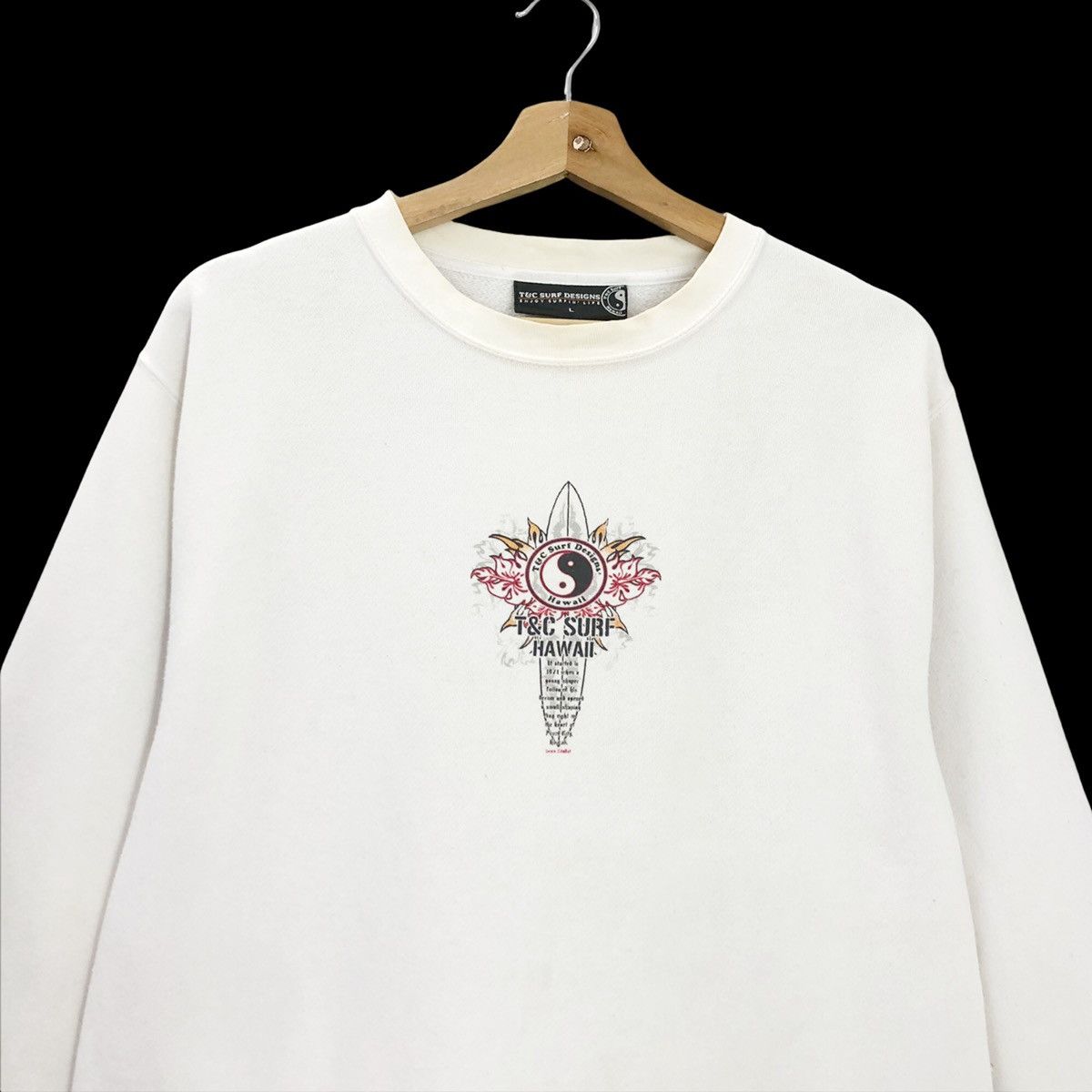 Vintage TnC Hawaii Pearl City Surf Crewneck Sweatshirt Size M Size US M / EU 48-50 / 2 - 7 Thumbnail