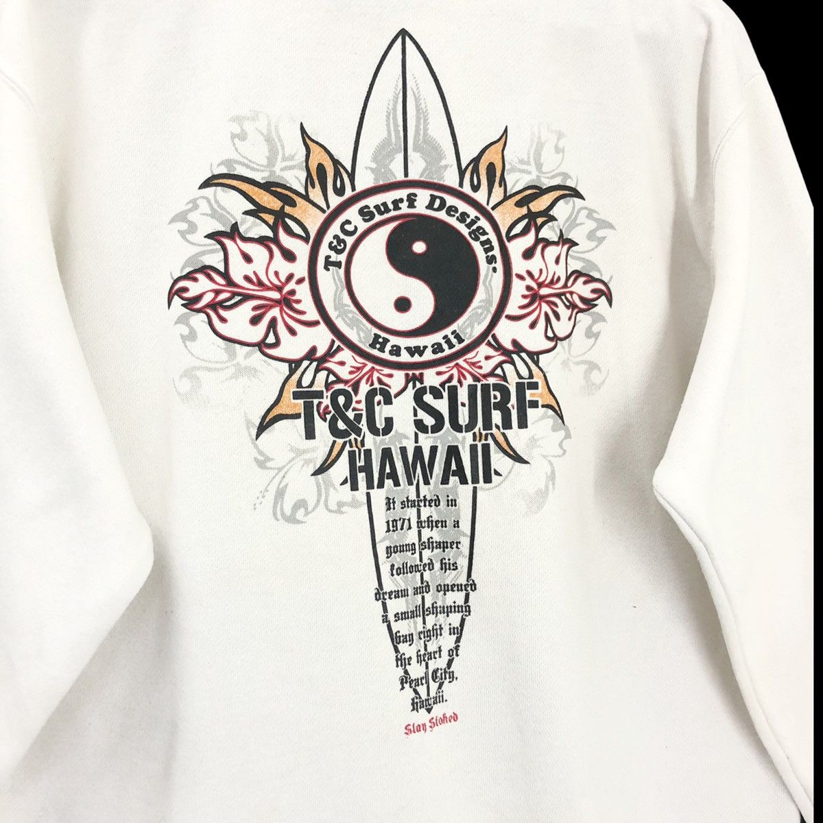 Vintage TnC Hawaii Pearl City Surf Crewneck Sweatshirt Size M Size US M / EU 48-50 / 2 - 5 Thumbnail