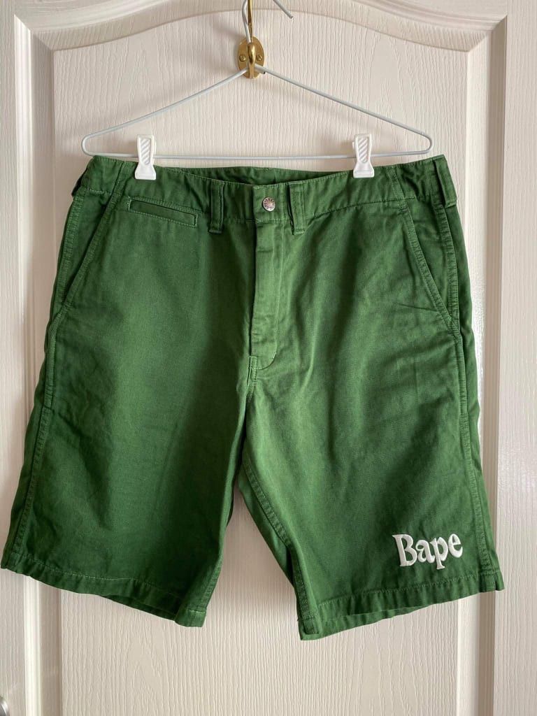 Bape Bape Logo Shorts Size US 40 / EU 56 - 1 Thumbnail