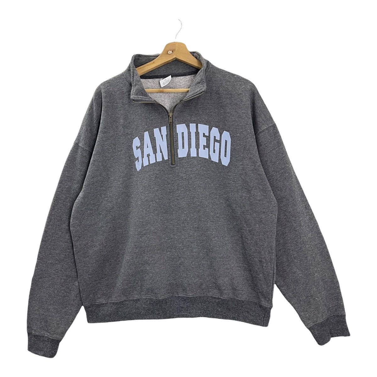Vintage San Diego California Halfzip Sweatshirt Size US M / EU 48-50 / 2 - 3 Thumbnail