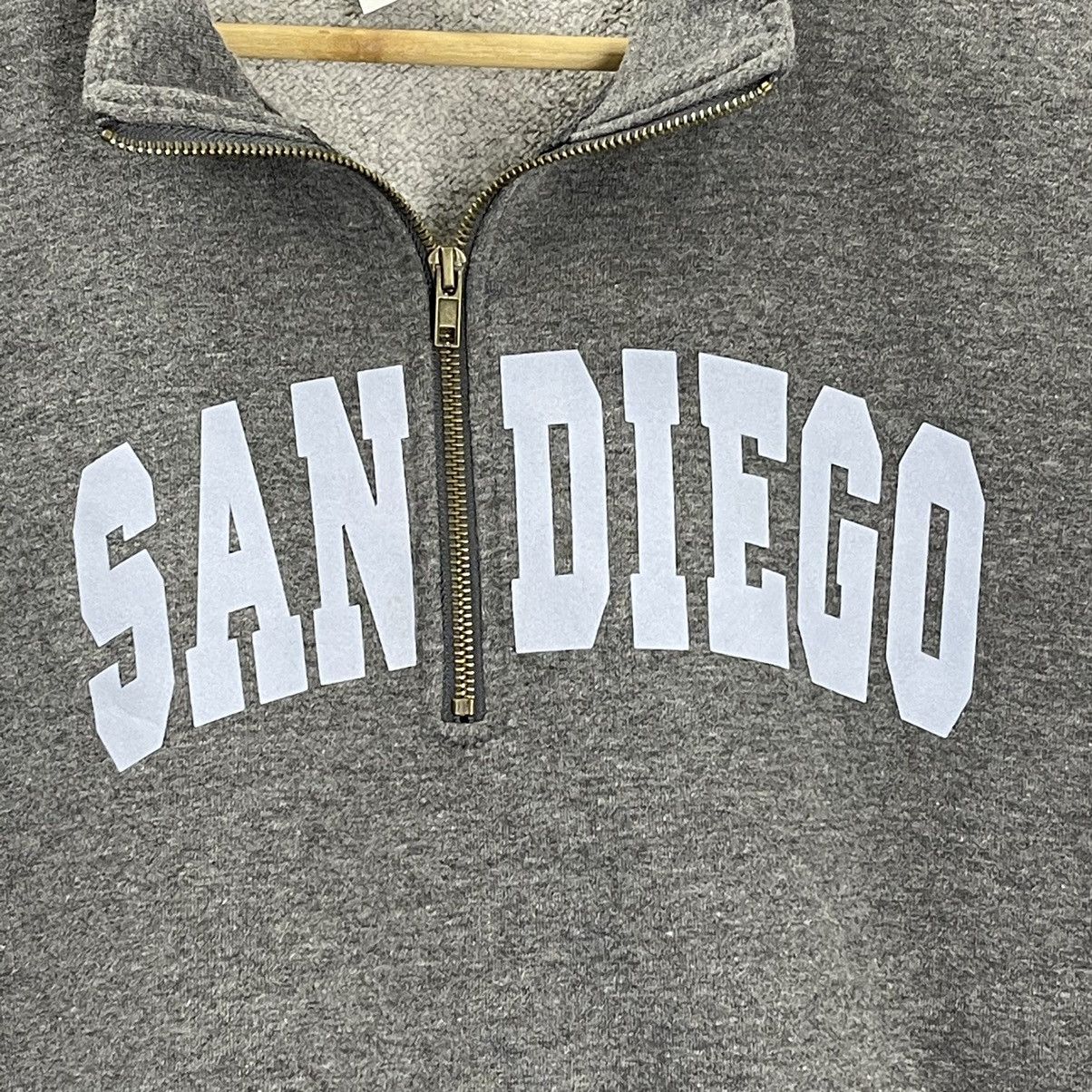 Vintage San Diego California Halfzip Sweatshirt Size US M / EU 48-50 / 2 - 5 Thumbnail