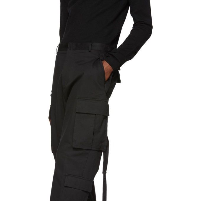 Juun.J Black Canvas Cargo Pants Size US 36 / EU 52 - 9 Thumbnail