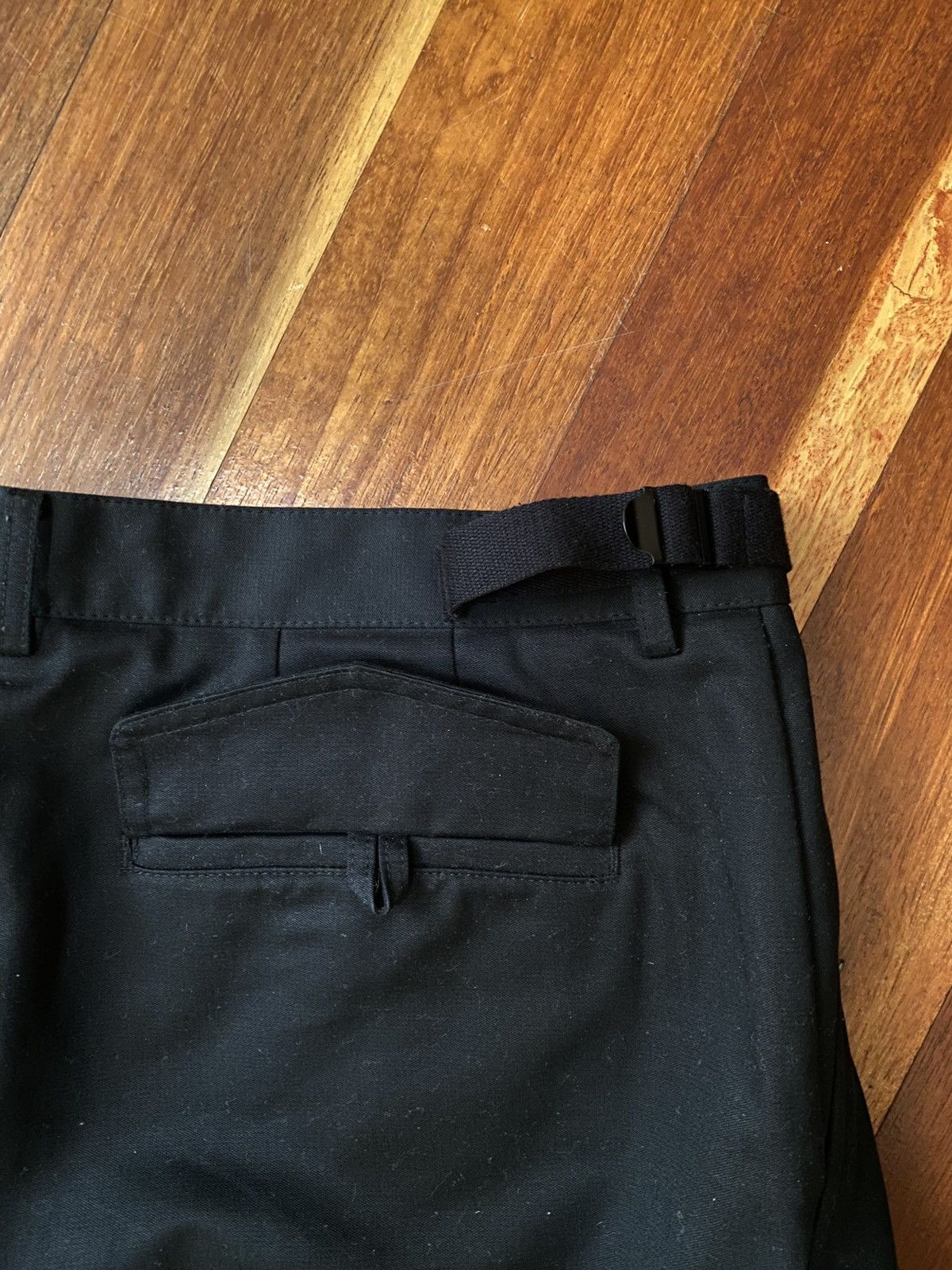 Juun.J Black Canvas Cargo Pants Size US 36 / EU 52 - 7 Thumbnail