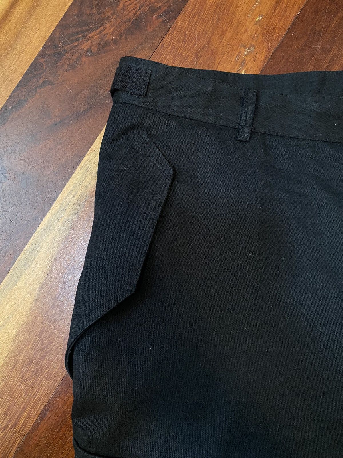 Juun.J Black Canvas Cargo Pants Size US 36 / EU 52 - 6 Thumbnail
