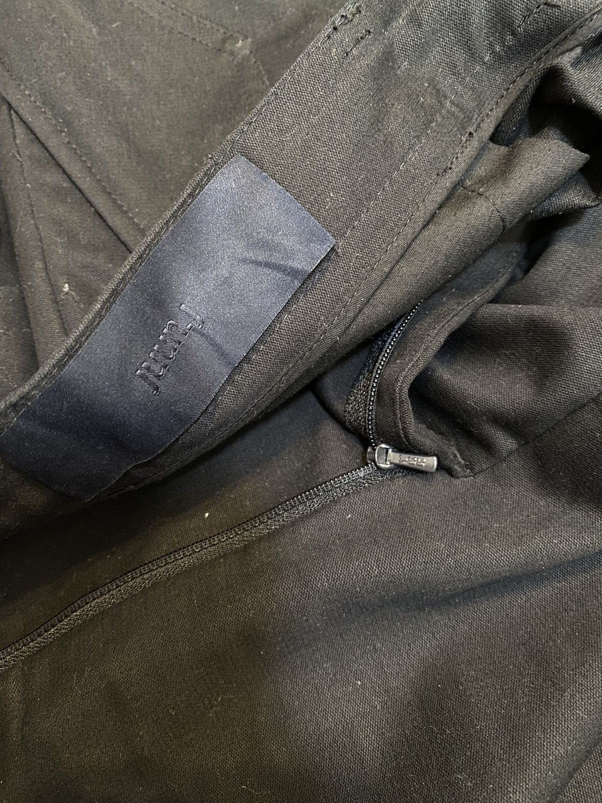 Juun.J Black Canvas Cargo Pants Size US 36 / EU 52 - 5 Thumbnail