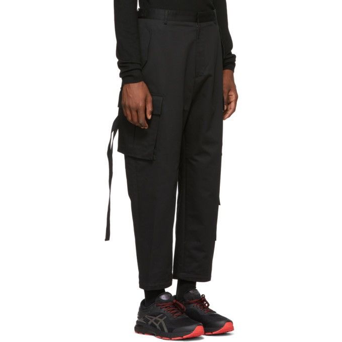 Juun.J Black Canvas Cargo Pants Size US 36 / EU 52 - 1 Thumbnail