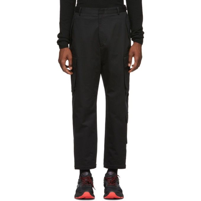 Juun.J Black Canvas Cargo Pants Size US 36 / EU 52 - 10 Thumbnail
