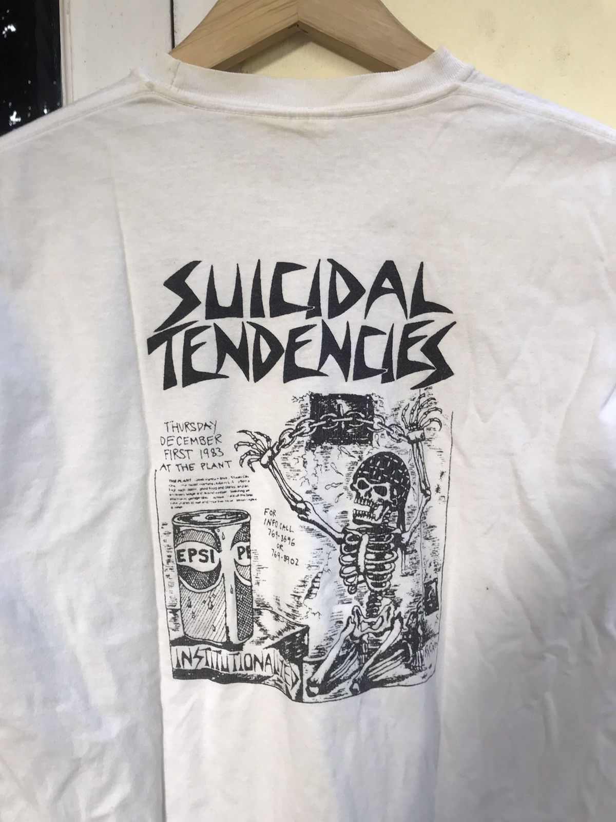 Band Tees Suicidal Tendencies punk flyer tribute design Size US S / EU 44-46 / 1 - 2 Thumbnail