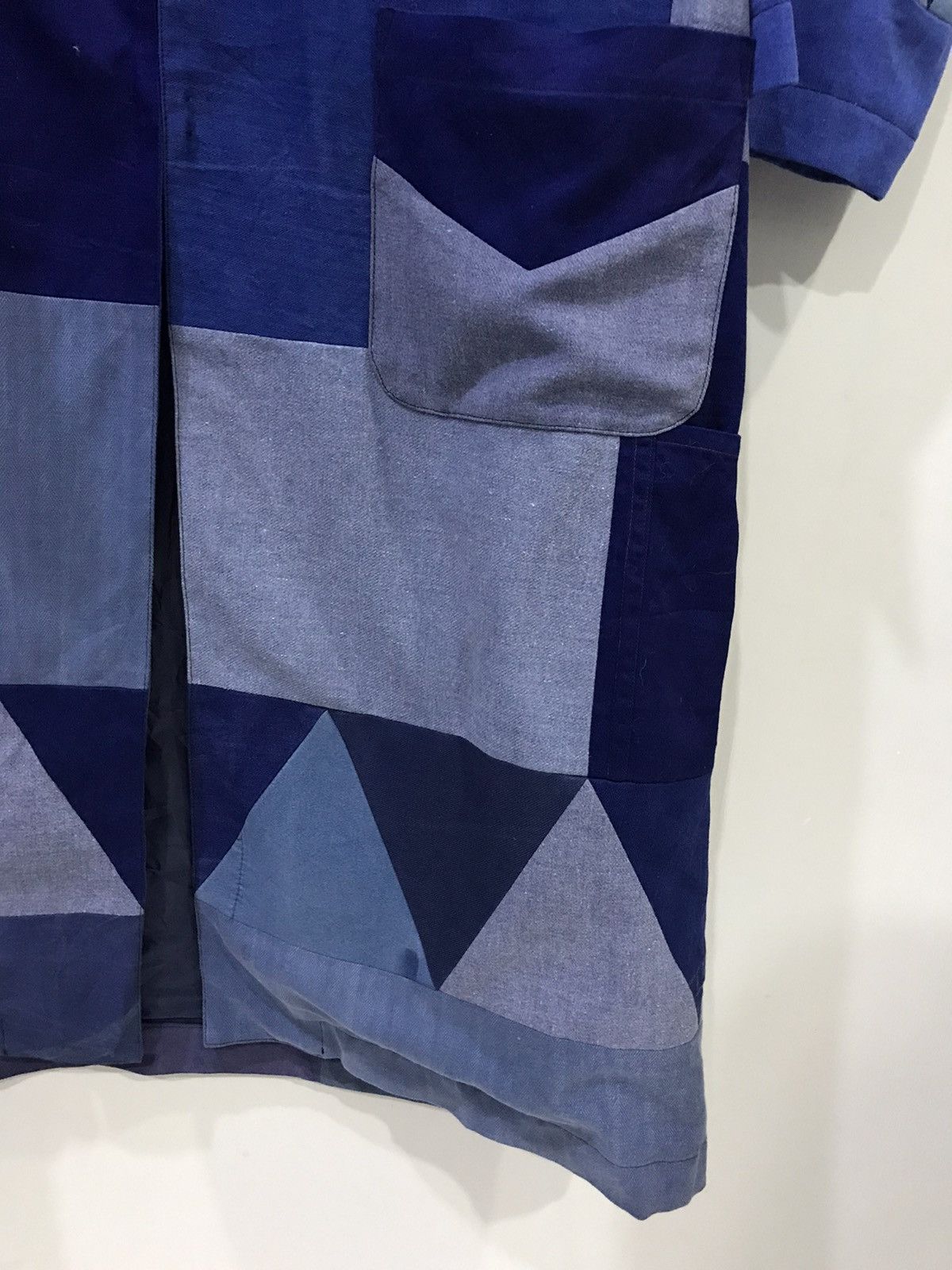 Canari CANARI Japan Multi Workwear Patchwork AvantGarde Overcoat Size US M / EU 48-50 / 2 - 7 Thumbnail