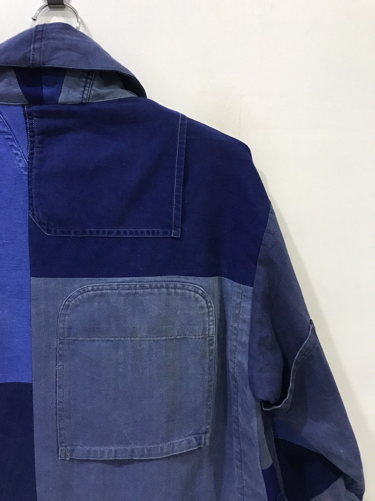 Canari CANARI Japan Multi Workwear Patchwork AvantGarde Overcoat Size US M / EU 48-50 / 2 - 12 Thumbnail