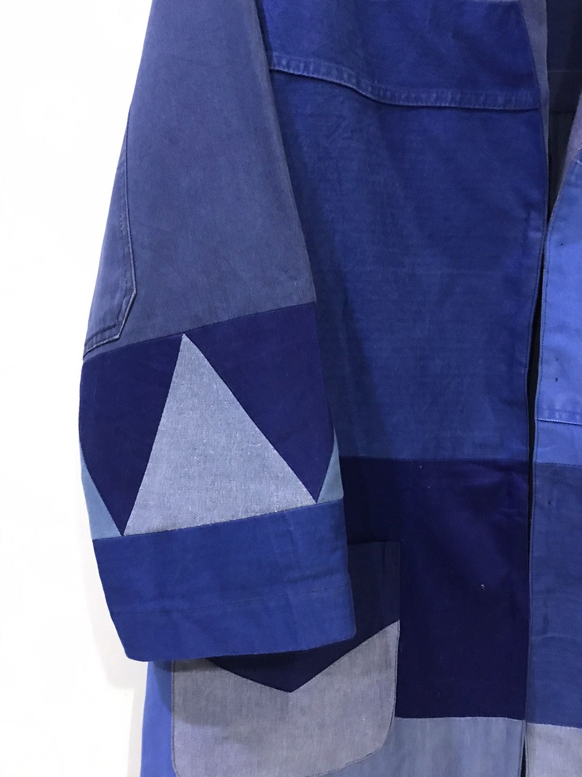 Canari CANARI Japan Multi Workwear Patchwork AvantGarde Overcoat Size US M / EU 48-50 / 2 - 6 Thumbnail