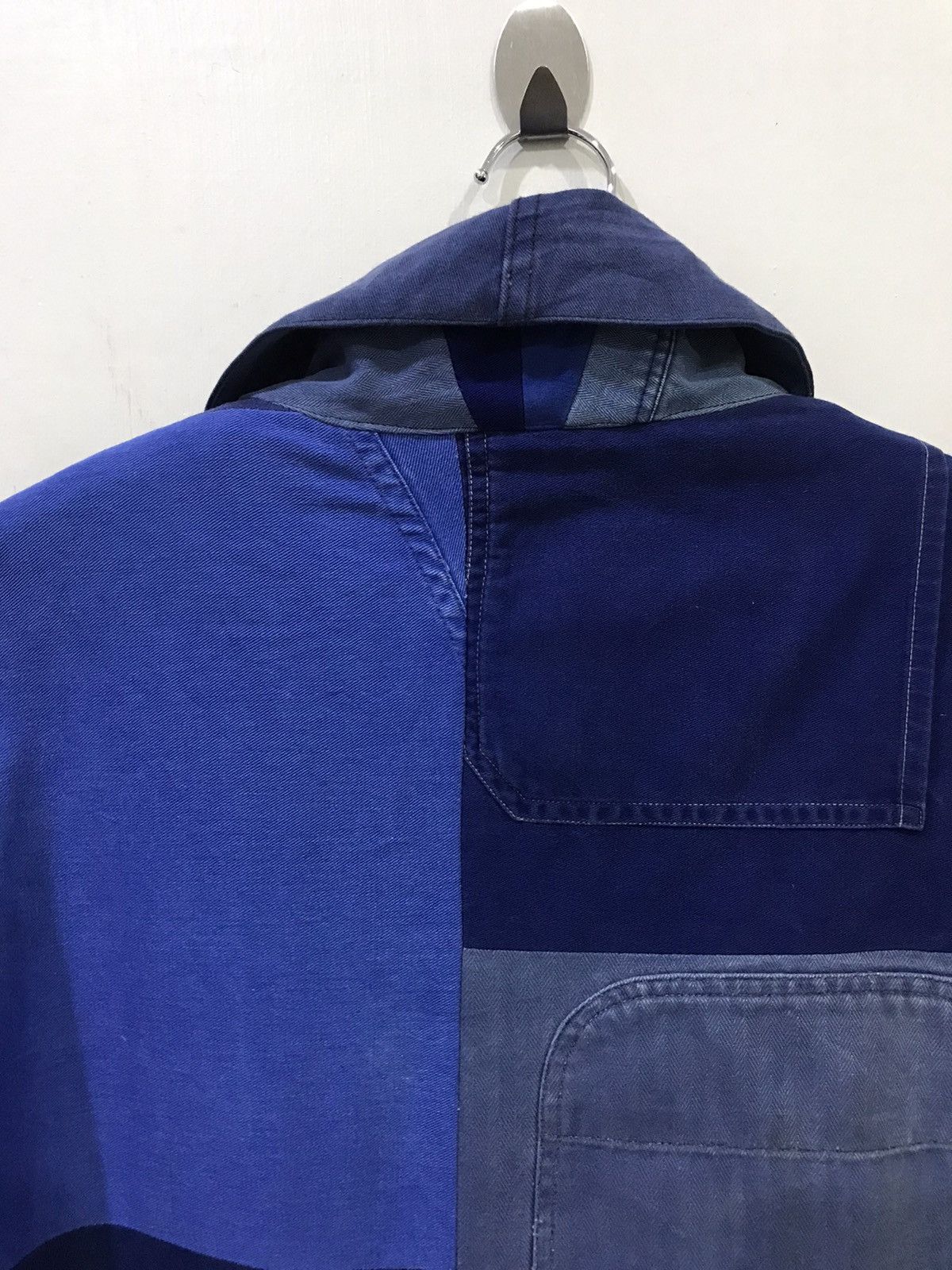 Canari CANARI Japan Multi Workwear Patchwork AvantGarde Overcoat Size US M / EU 48-50 / 2 - 11 Thumbnail