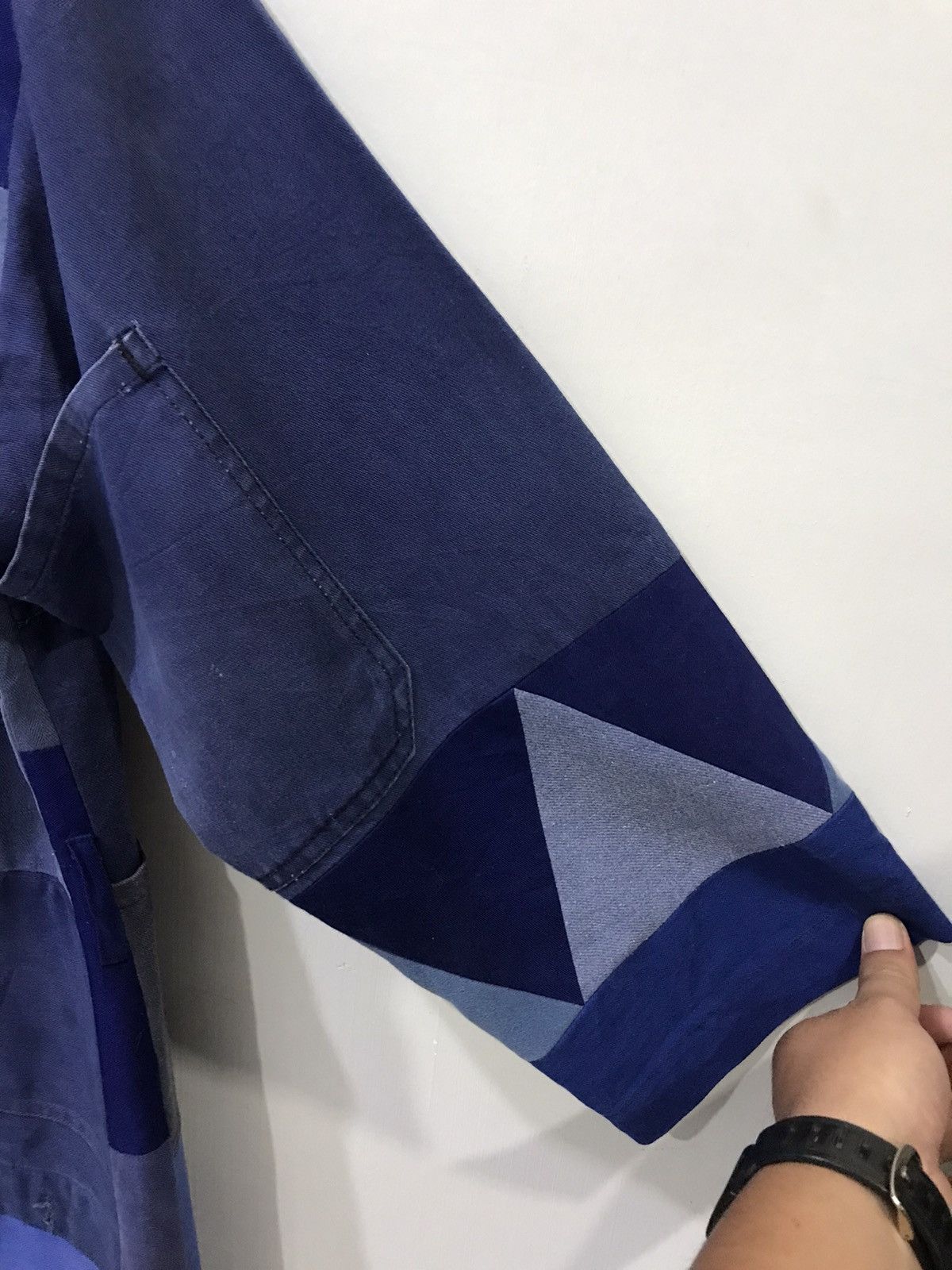 Canari CANARI Japan Multi Workwear Patchwork AvantGarde Overcoat Size US M / EU 48-50 / 2 - 16 Thumbnail