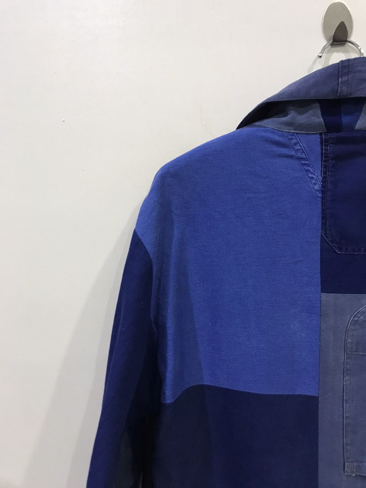Canari CANARI Japan Multi Workwear Patchwork AvantGarde Overcoat Size US M / EU 48-50 / 2 - 13 Thumbnail