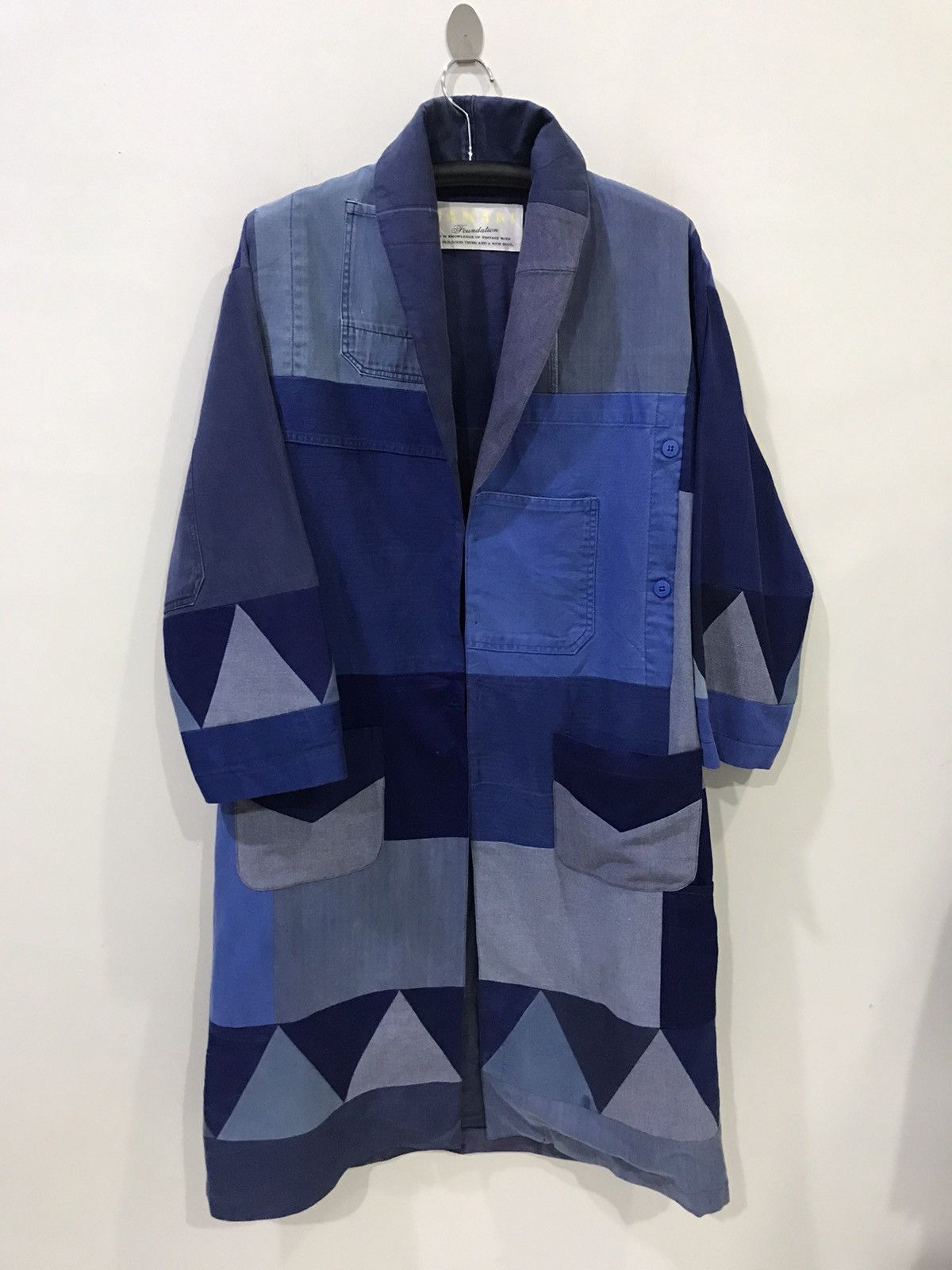 Canari CANARI Japan Multi Workwear Patchwork AvantGarde Overcoat Size US M / EU 48-50 / 2 - 1 Thumbnail