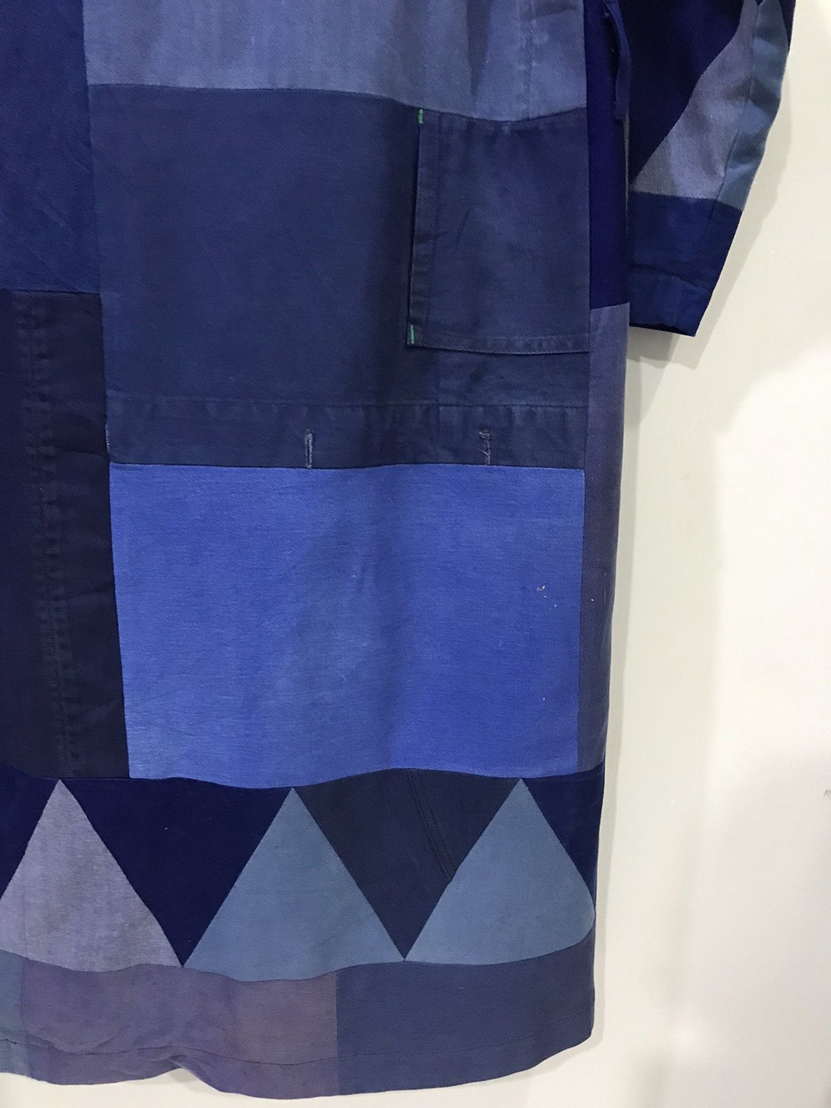 Canari CANARI Japan Multi Workwear Patchwork AvantGarde Overcoat Size US M / EU 48-50 / 2 - 14 Thumbnail