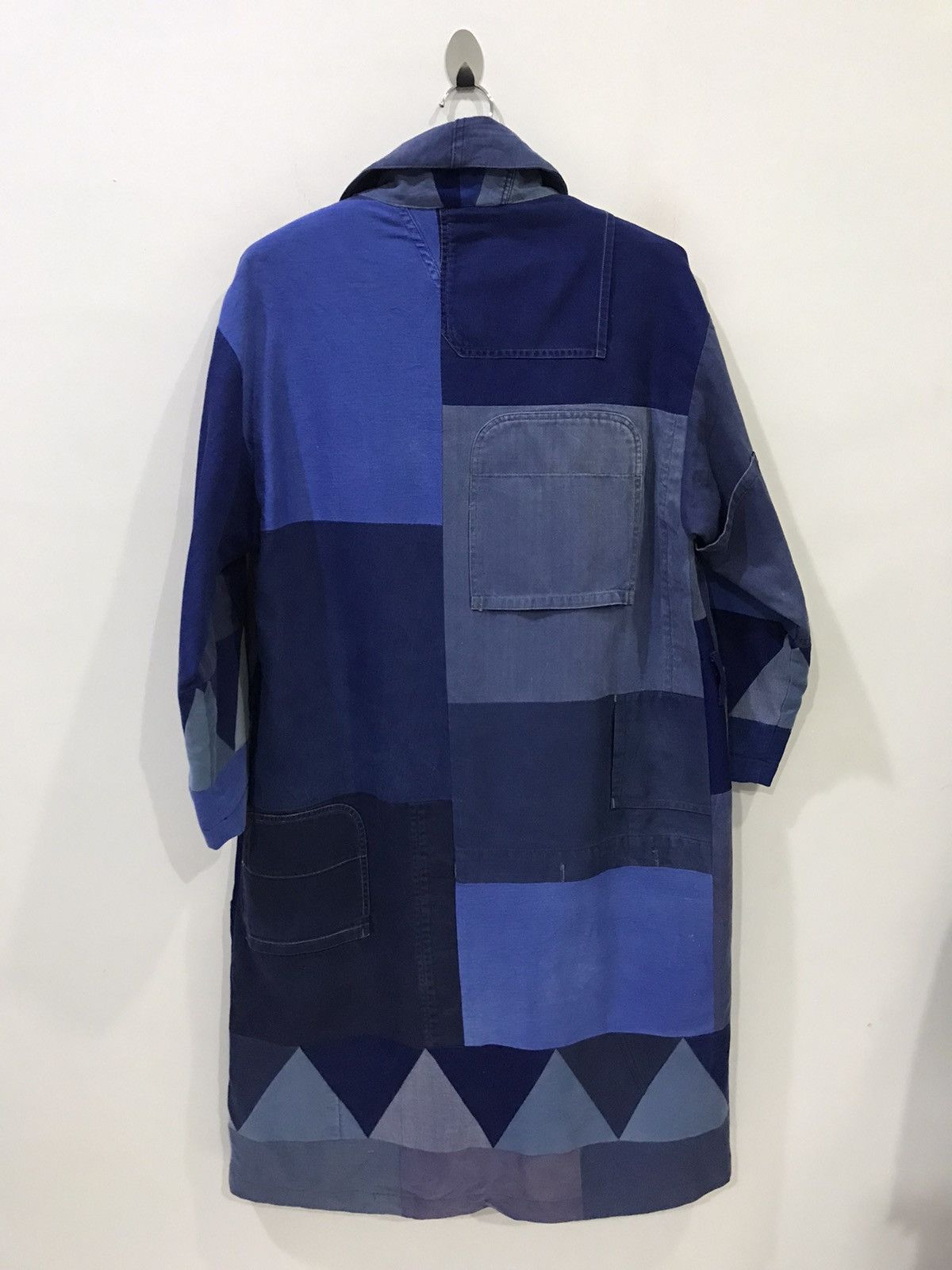 Canari CANARI Japan Multi Workwear Patchwork AvantGarde Overcoat Size US M / EU 48-50 / 2 - 10 Thumbnail