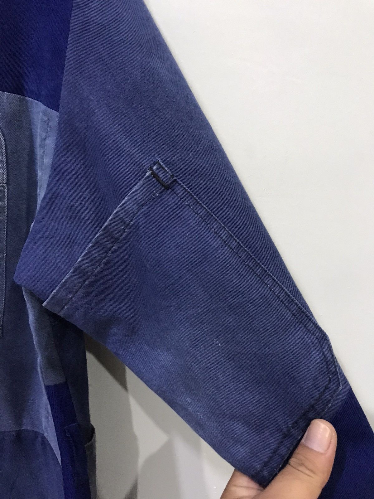 Canari CANARI Japan Multi Workwear Patchwork AvantGarde Overcoat Size US M / EU 48-50 / 2 - 17 Thumbnail