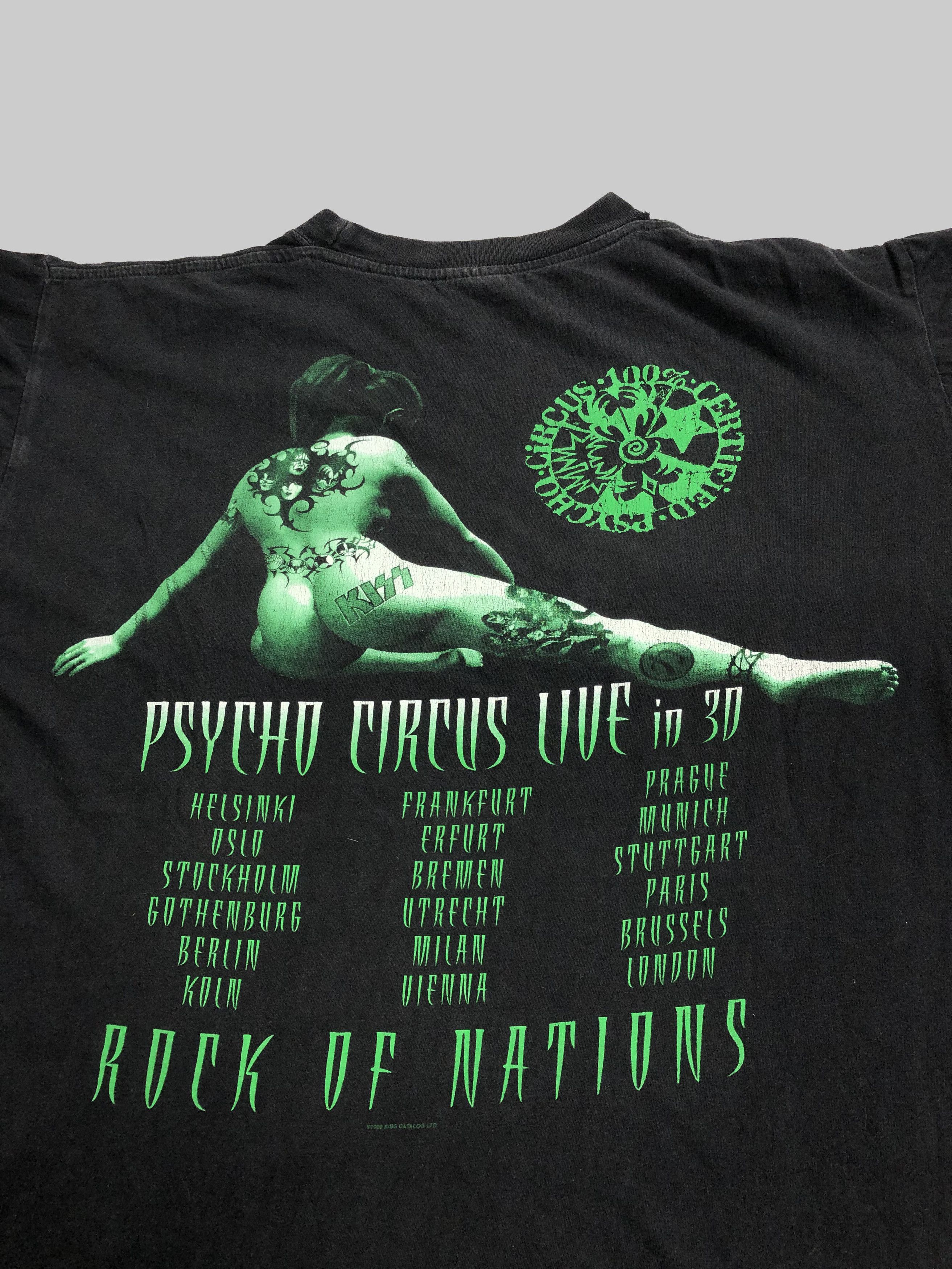 Band Tees Vintage 1999 Kiss Psycho Circus (Mötley Crüe Rolling Stones Size US L / EU 52-54 / 3 - 9 Thumbnail