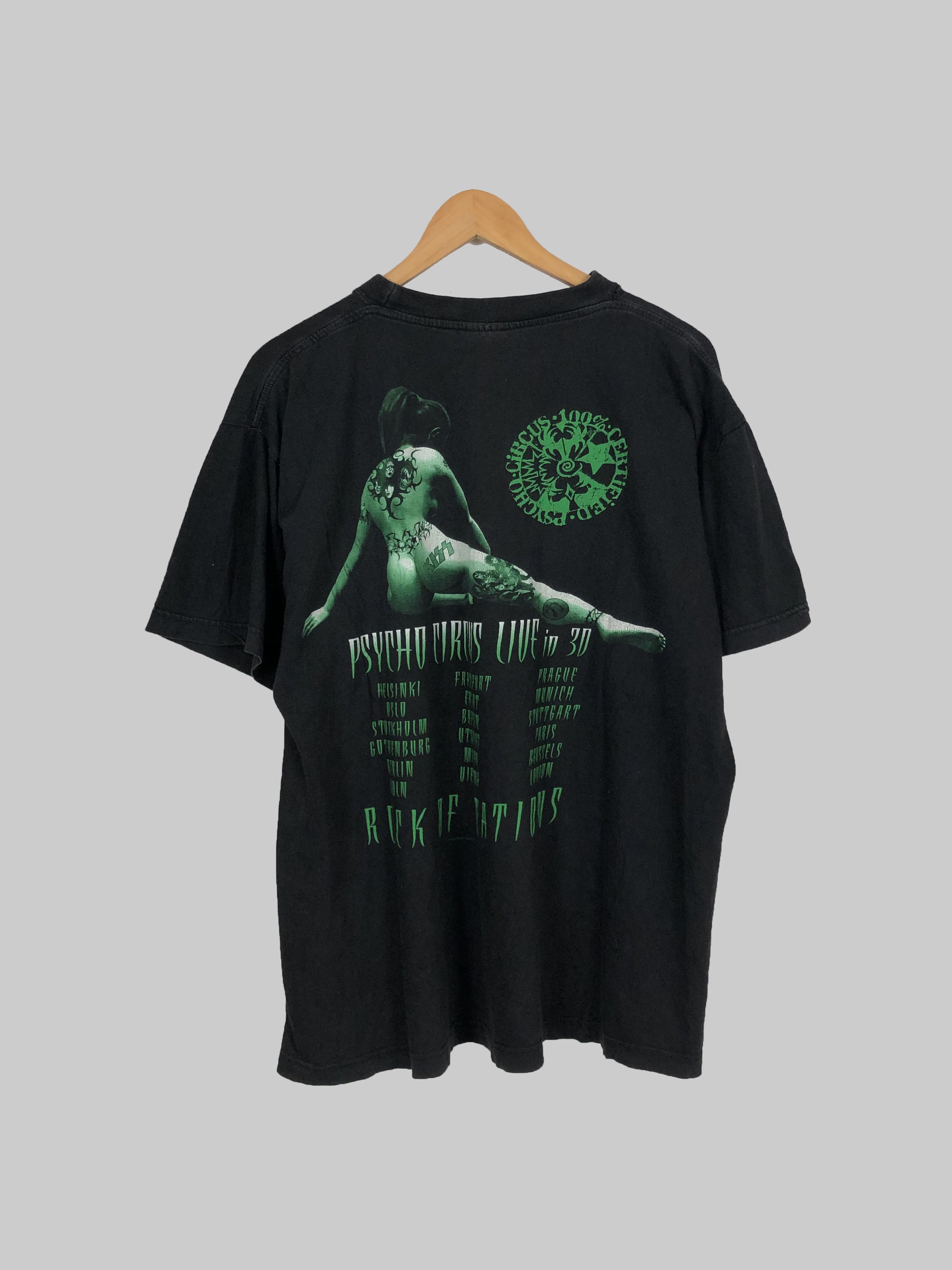 Band Tees Vintage 1999 Kiss Psycho Circus (Mötley Crüe Rolling Stones Size US L / EU 52-54 / 3 - 2 Thumbnail