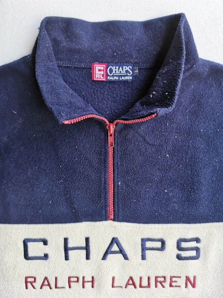 Chaps Ralph Lauren Rare!!! Chaps Ralph Lauren Big Logo Sweatshirt Size US L / EU 52-54 / 3 - 3 Thumbnail
