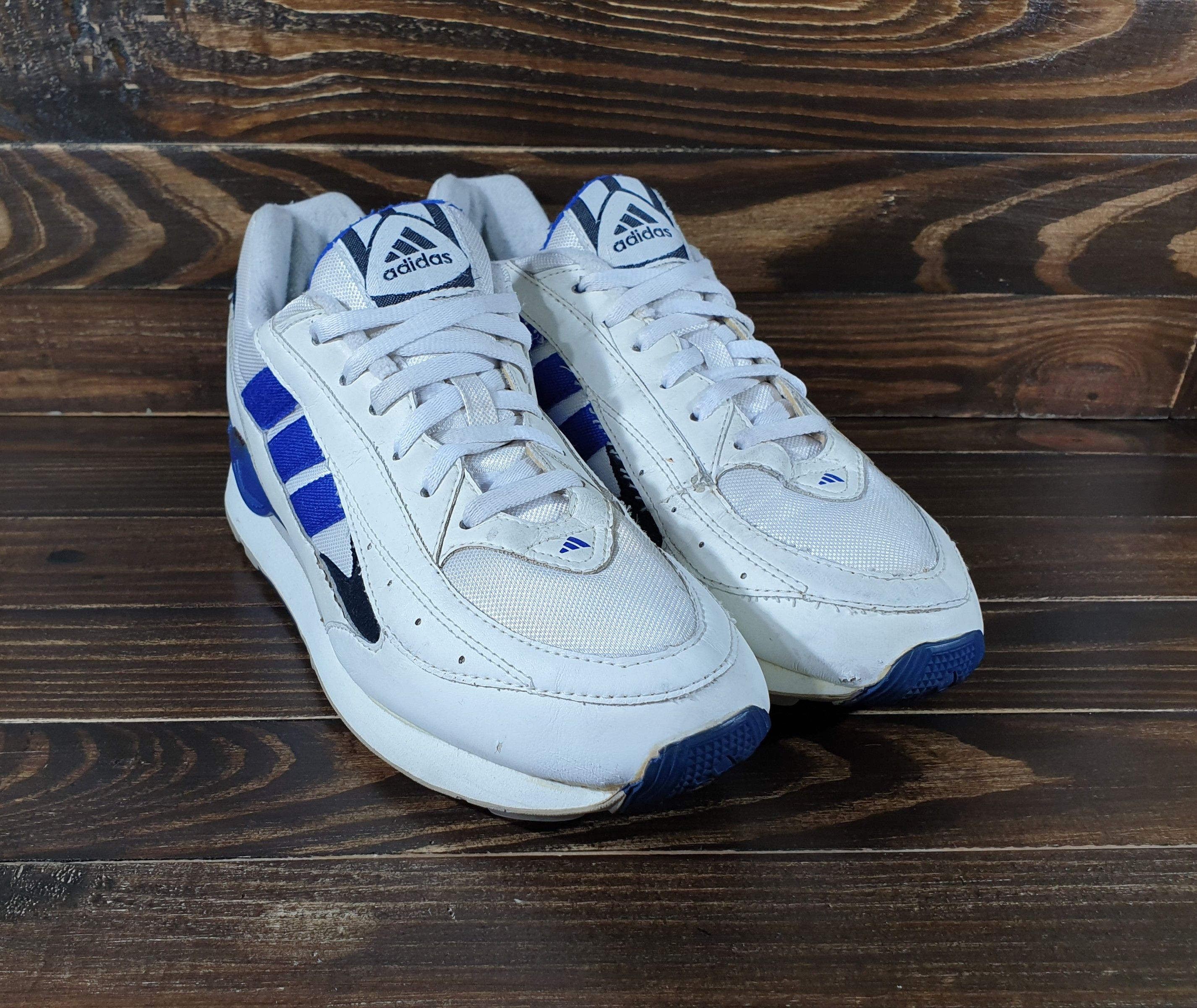Adidas × Vintage Vintage Adidas 1997 Mens Sneakers Very Rare Retro Indonesia Size US 8.5 / EU 41-42 - 14 Thumbnail