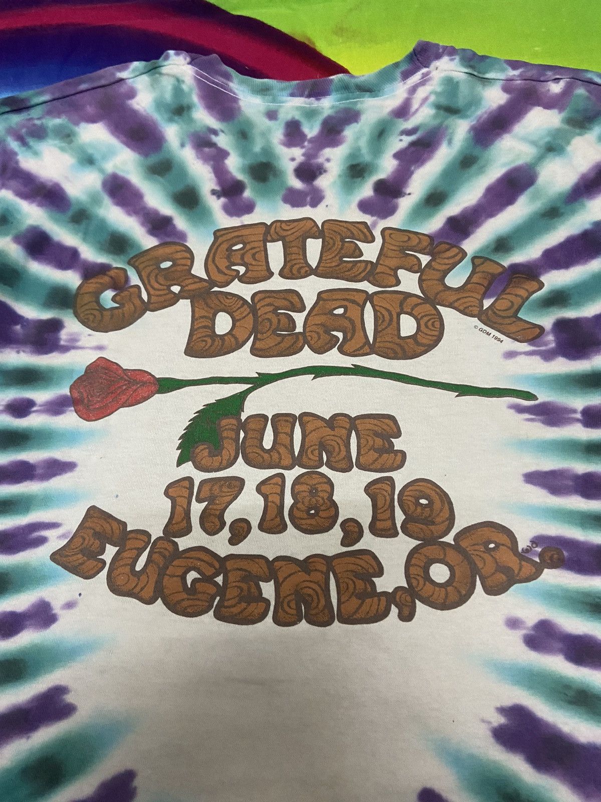 Band Tees Vintage 1994 Grateful Dead Summer Tour Band Music T-Shirt Size US L / EU 52-54 / 3 - 5 Thumbnail