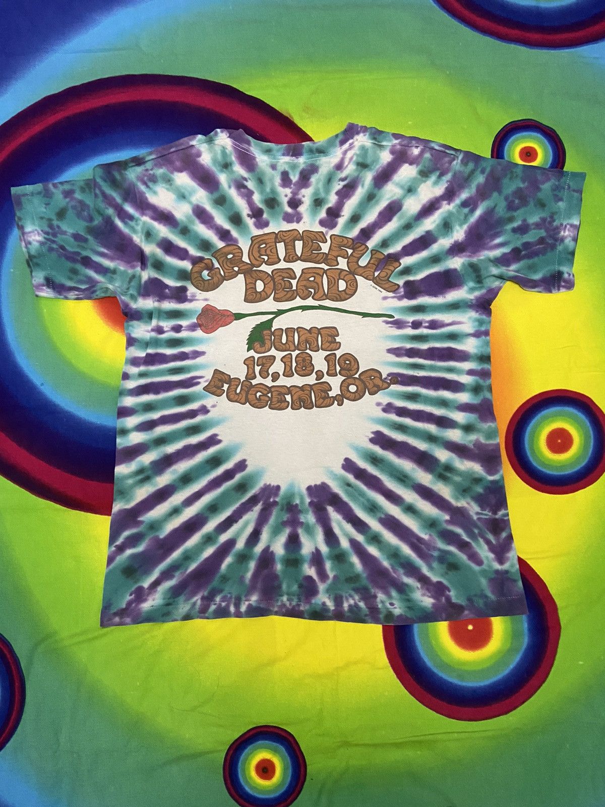 Band Tees Vintage 1994 Grateful Dead Summer Tour Band Music T-Shirt Size US L / EU 52-54 / 3 - 6 Thumbnail