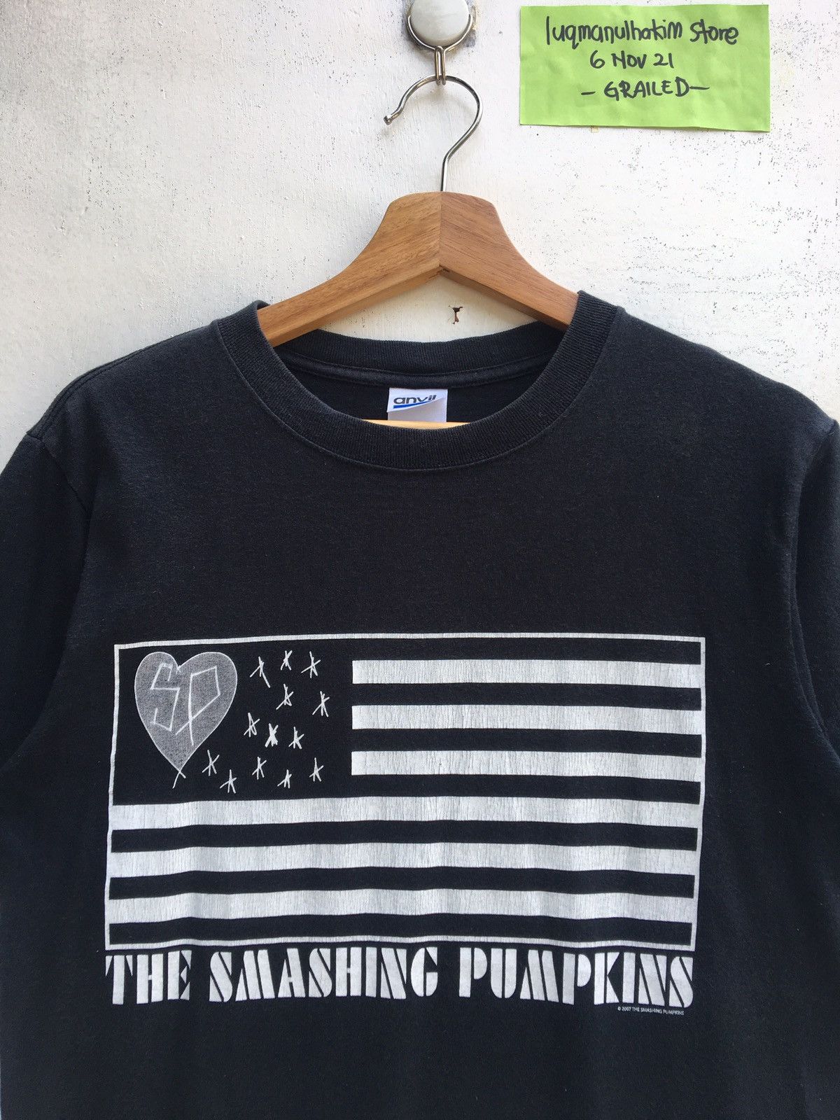Band Tees Vintage Rare The Smashing Pumpkins US Flag Tshirt Size US S / EU 44-46 / 1 - 4 Thumbnail