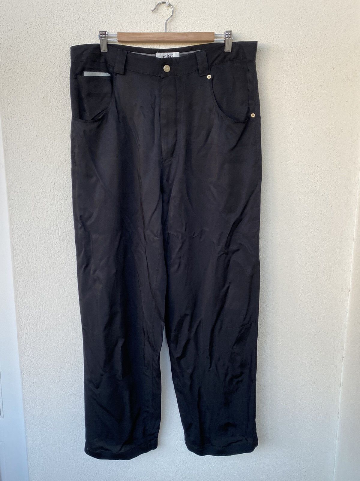 Eytys Titan Linen Pants In Black | ModeSens