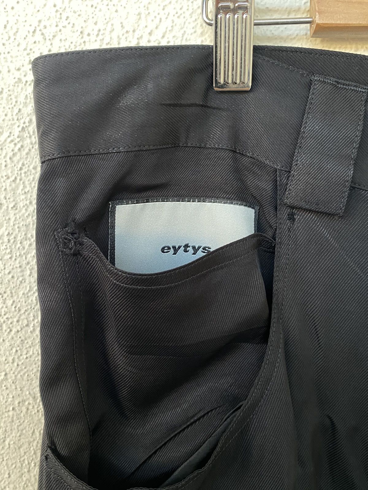 Eytys Titan Linen Pants In Black | ModeSens