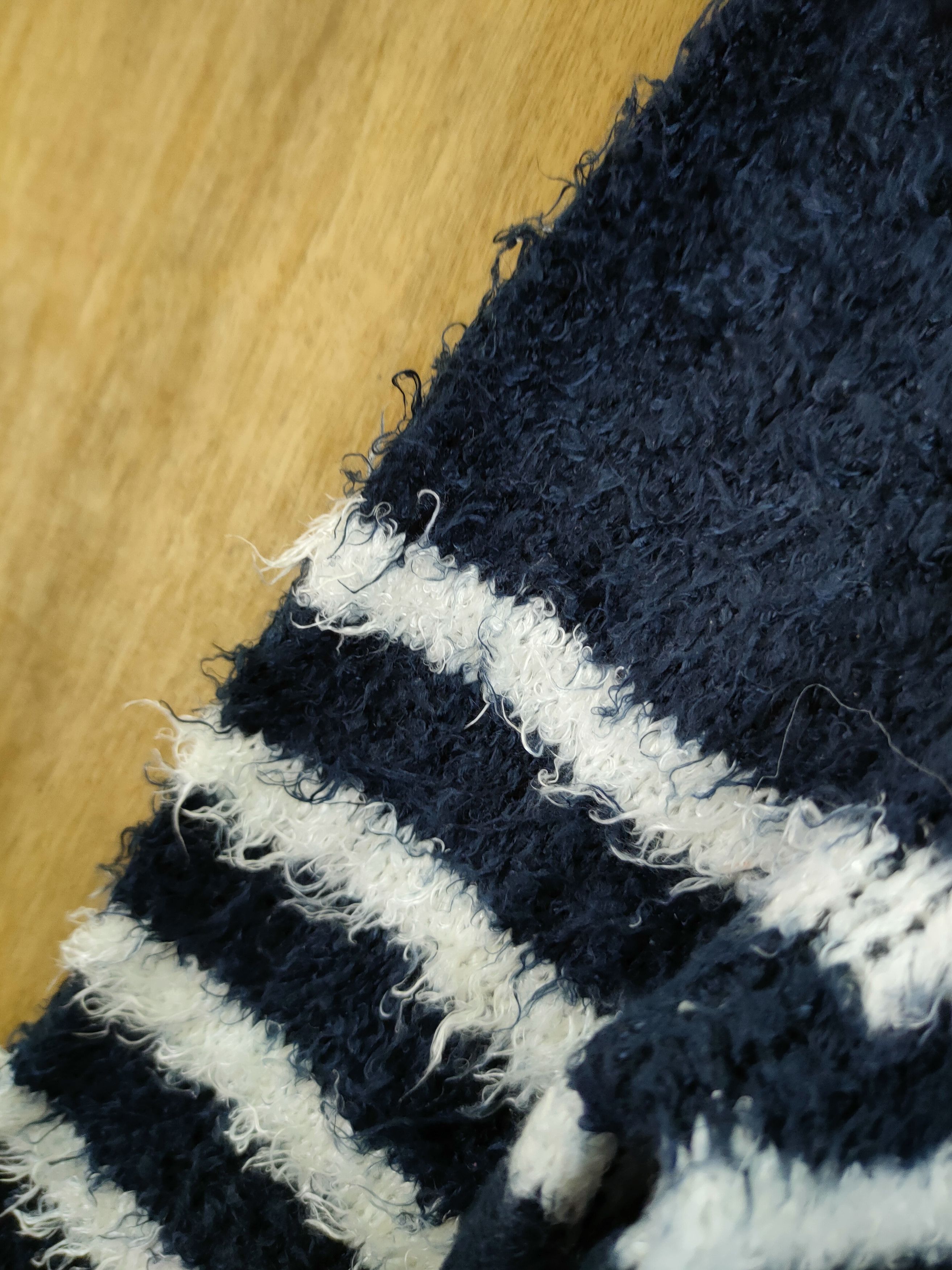 Homespun Knitwear 1PIU1UGUALE3 stripe mohair shag shaggy knitwear #46-1023DL Size US M / EU 48-50 / 2 - 5 Thumbnail