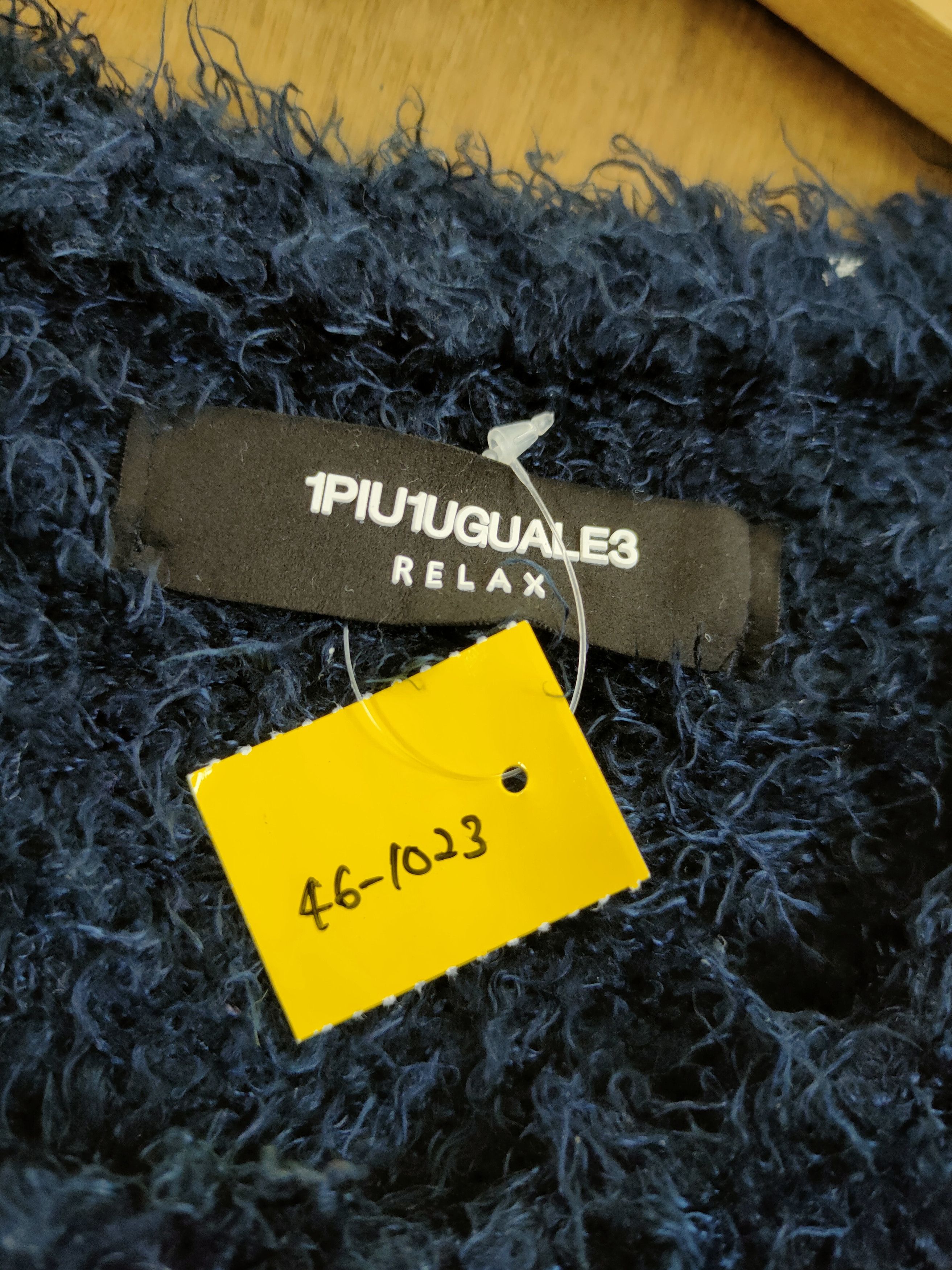 Homespun Knitwear 1PIU1UGUALE3 stripe mohair shag shaggy knitwear #46-1023DL Size US M / EU 48-50 / 2 - 4 Thumbnail