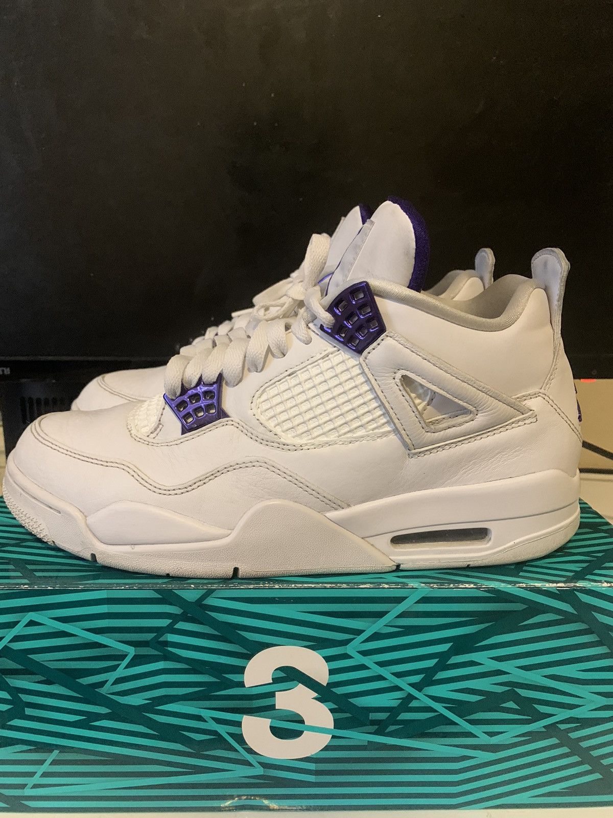jordan 4 retro metallic purple