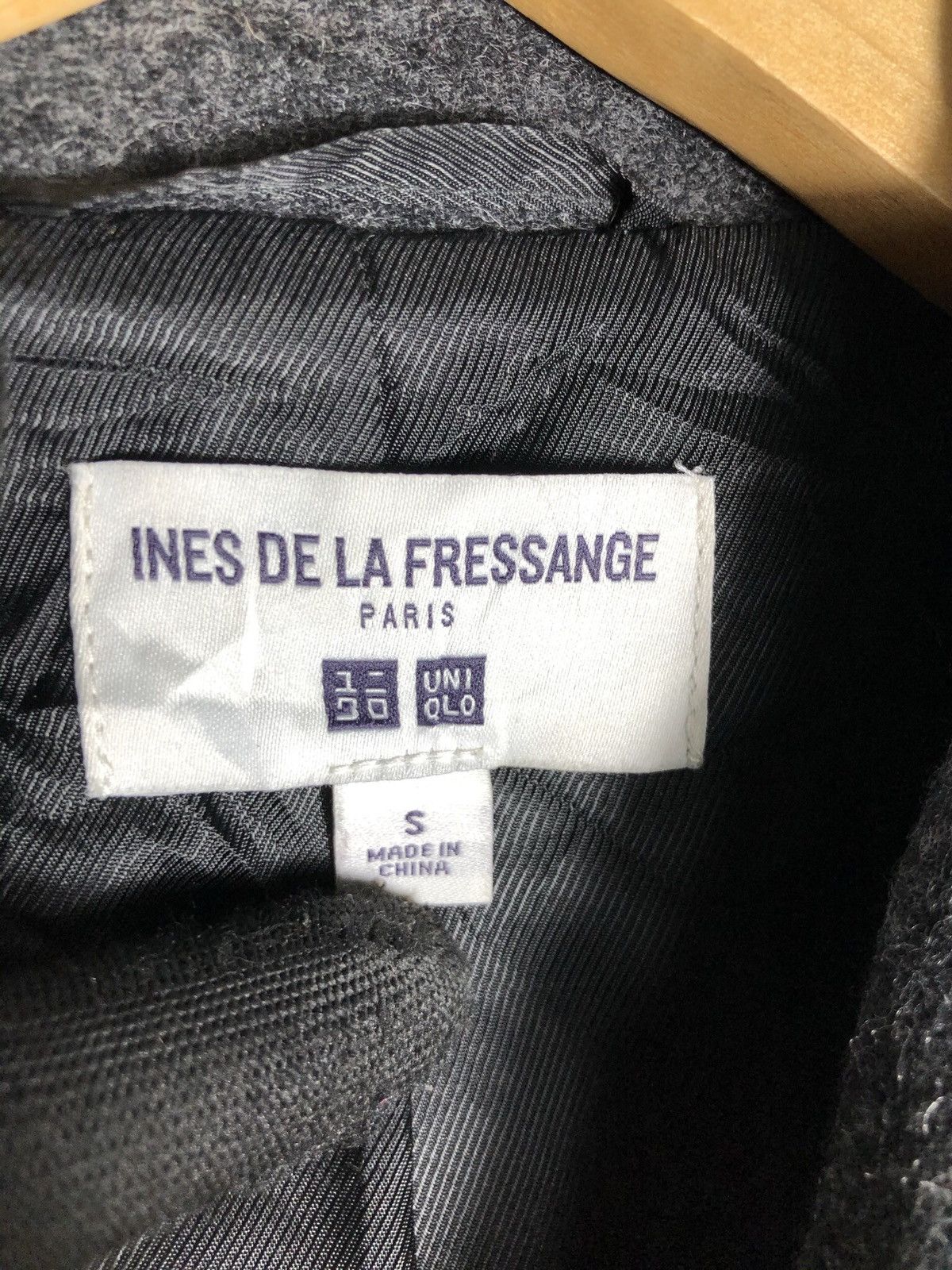 Japanese Brand × Uniqlo uniqlo x Ines De La Fressange long wool coat Size US S / EU 44-46 / 1 - 7 Thumbnail