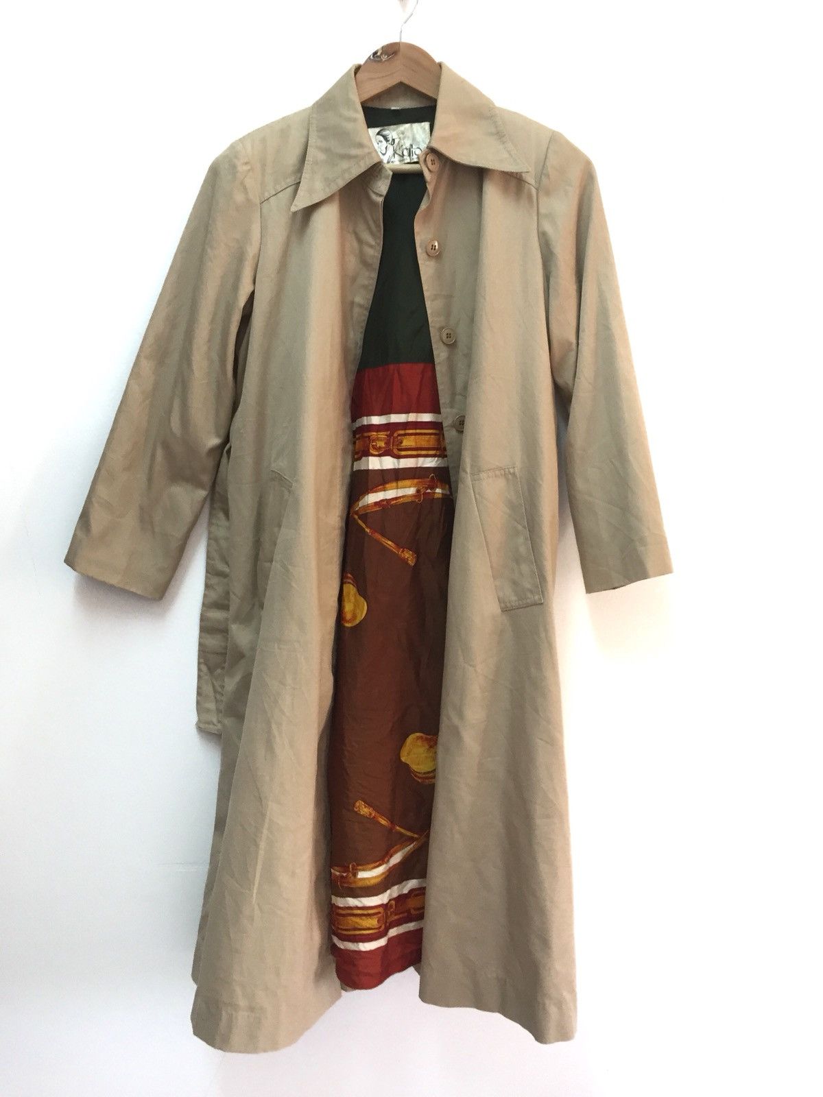 Coat Pattern Trench Coat Women's Isabella Demarco Yellow Trench