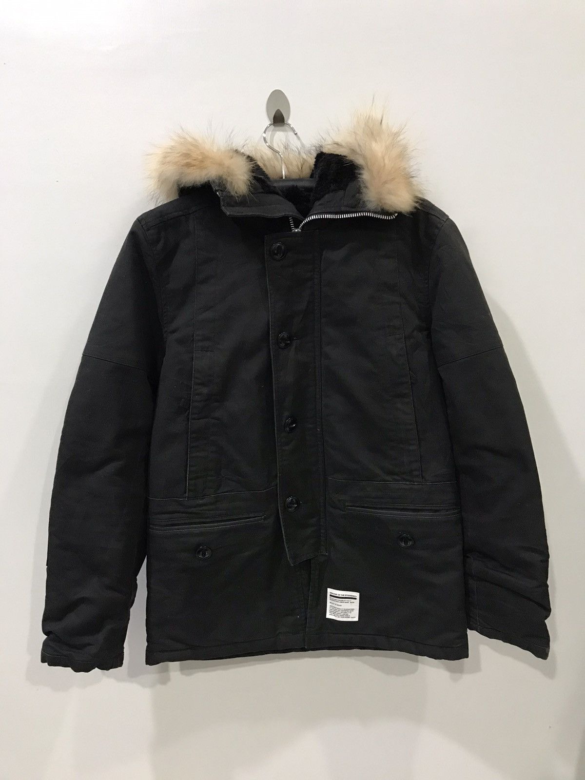 Japanese Brand THE STOOGES Fur Multipockets Union Made Military OverCoat Size US M / EU 48-50 / 2 - 1 Thumbnail