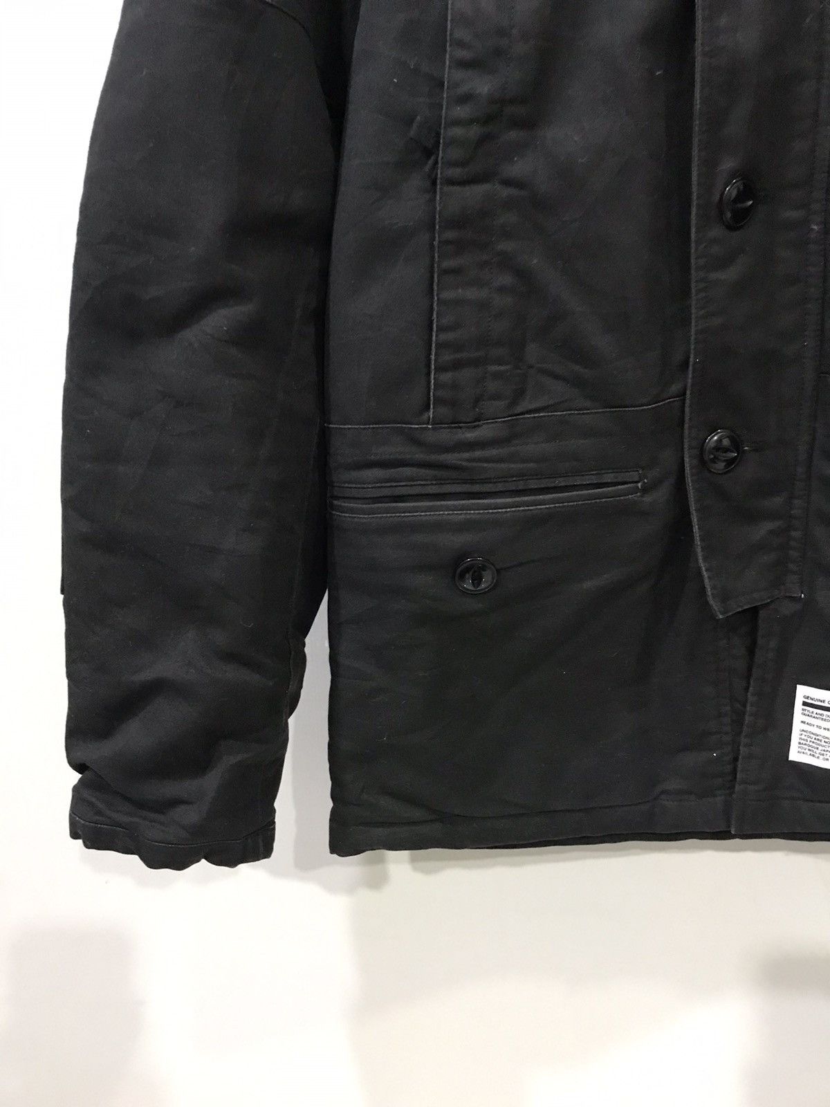 Japanese Brand THE STOOGES Fur Multipockets Union Made Military OverCoat Size US M / EU 48-50 / 2 - 6 Thumbnail