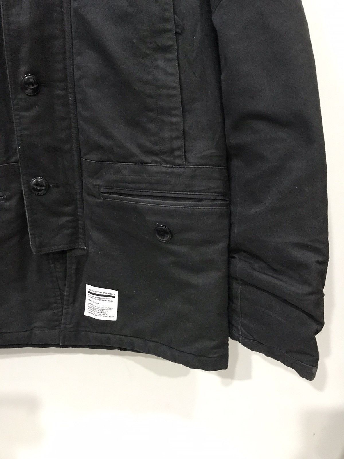 Japanese Brand THE STOOGES Fur Multipockets Union Made Military OverCoat Size US M / EU 48-50 / 2 - 5 Thumbnail