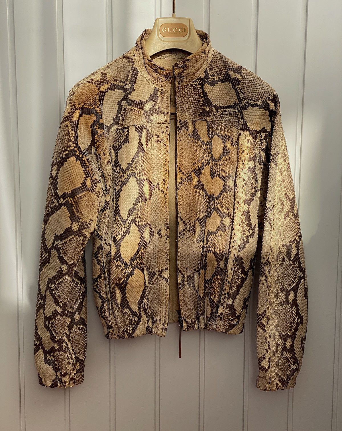 Gucci × Tom Ford × Vintage GUCCI SS2000 Tom Ford Python Jacket | Grailed