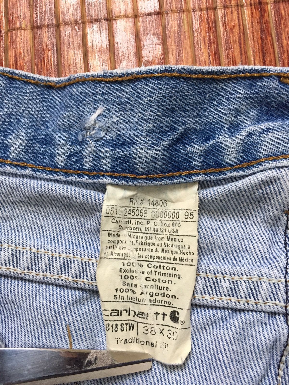 Carhartt 💥SALE💥Vintage Carhartt Jeans . Size US 36 / EU 52 - 14 Thumbnail